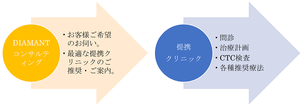 ディアマンテのサービスの図